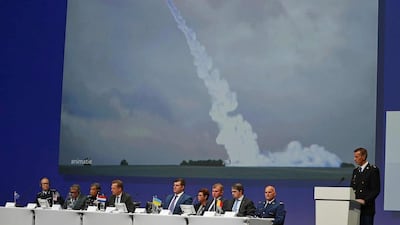 Wilbert Paulissen speaks on the preliminary results of the investigation into the shooting-down of MH17 during a press conference in Nieuwegein, the Netherlands, on September 28, 2016. Peter Dejong/AP Photo