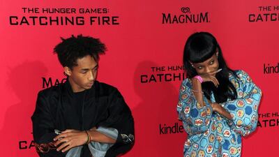 Jaden and Willow Smith are among the stars who will be in Dubai this summer for Dubai Summer Surprises. Robyn Beck / AFP