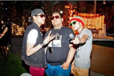 The group No Comment are typical exponents of the mahraganat sound. Photo: Amr El Shamy