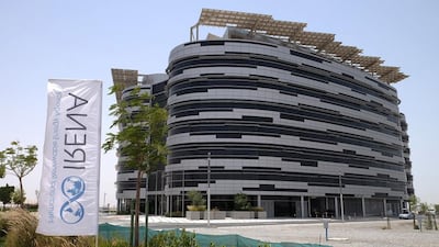 The Irena headquarters in Abu Dhabi opens tonight, almost six years since the site on the edge of the Masdar City campus was chosen for ‘the greenest office building in the UAE’. Delores Johnson / The National