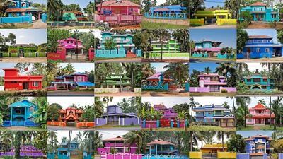 Vivek Vilasini's series 'Housing Dreams', part of the So Different, So Appealing exhibition at Warehouse421. Photo: Vivek Vilasini