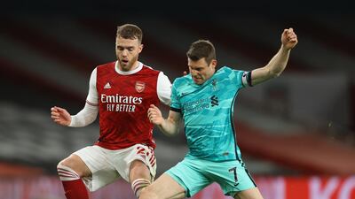 James Milner - 7: The 35-year-old provided a level of nous and leadership in midfield that Arsenal could not match. He moved to left back after Robertson departed and did a good job. EPA