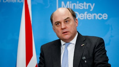 British Defence Secretary Ben Wallace on March 21. Reuters