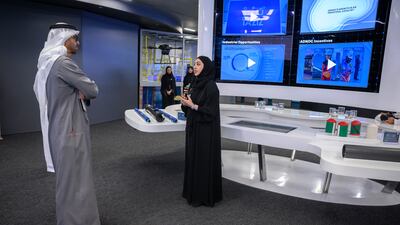 President Sheikh Mohamed tours Adnoc. Photo: Hamad Al Kaabi / UAE Presidential Court