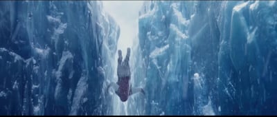 Why is Aladdin flipping through ice? Screen grab / Walt Disney Studios YouTube