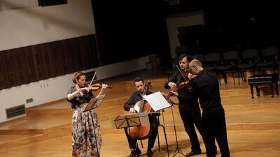 Belgrade Philharmonic String Quartet. Marko Djokovic