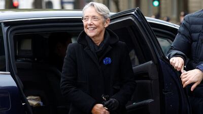 French Prime Minister Elisabeth Borne. AFP