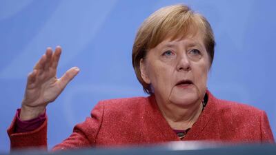 German Chancellor Angela Merkel has urged her Christian Democratic party colleagues to stay close to the political centre. AFP.