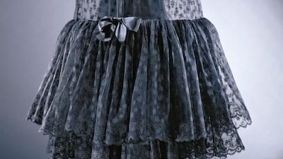 A couture dress by Cristobel Balenciaga, Paris, 1958. Courtesy V&A