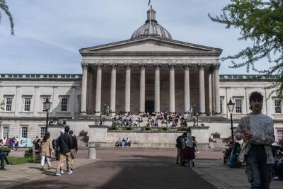 University College London is popular with UAE students. Alamy