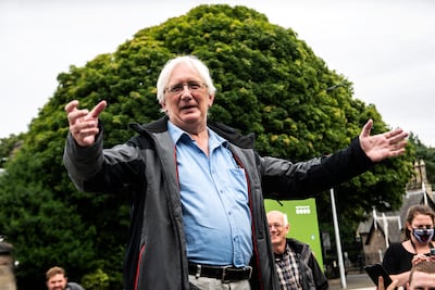 Former British diplomat Craig Murray said the Assad regime was 'flawed but pluralist'. AFP