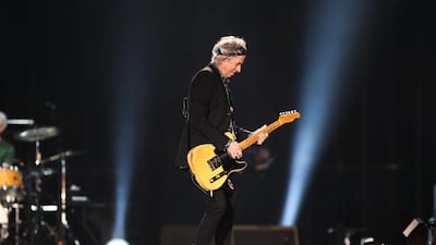 Keith Richards took the lead on the languorous bluesy numbers Slipping Away and Before They Make Me Run. Lee Hoagland / The National