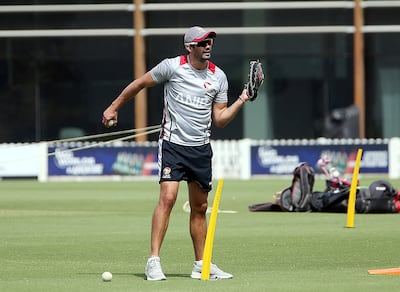 Graeme Cremer during his spell as a consultant for the UAE national team. Satish Kumar for The National