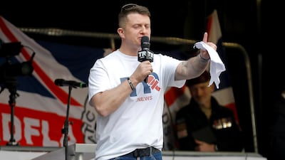 Far-right activist Tommy Robinson, whose real name is Stephen Yaxley-Lennon, is being sued in a libel trial. Reuters