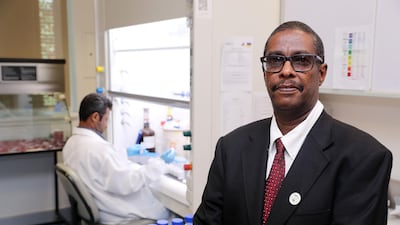 Dr Eihab Fathelrahman, of UAEU’s College of Food and Agriculture, is the first author of a study that investigates the extent to which interventions to maintain high fish catches in the UAE would strengthen the industry in the face of climate change. Chris Whiteoak / The National