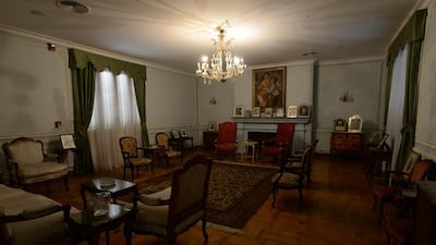 The formal salon where Nasser used to receive official visitors.