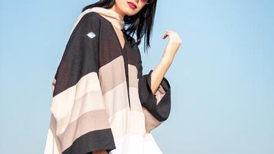 Nabrman bespoke abayas now available through some service across the UAE. Courtesy of Nabrman
