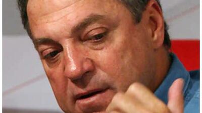 The Al Jazira coach Abel Braga.