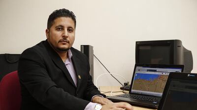 Dr Oualid Ben Ali, Assistant Professor and Head of the MIS Department at the University Of Sharjah, has developed an early warning system for fog detection. Antonie Robertson/The National