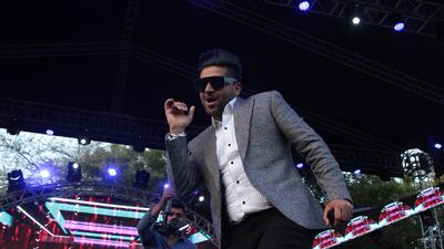 Bollywood singer Guru Randhawa will bring the hits to Ras Al Khaimah for New Year's Eve. Getty Images