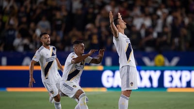 Zlatan Ibrahimovic was the star of the show in La Galaxy's 3-2 win over LAFC. Reuters