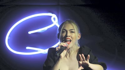 Brenna Whitaker at Dubai’s Qs Bar Chris Whiteoak / The National