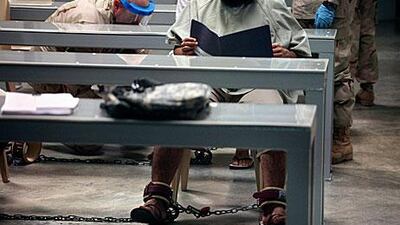 Detainees marked the 10th anniversary of Guantanamo Bay by staging sit-ins and refusing to eat meals.
