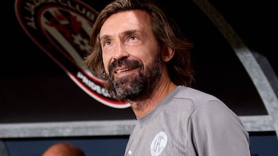 Andrea Pirlo has rebuilt his coaching career in the UAE. Photo: Dubai United FC