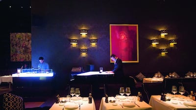 Dubai, United Arab Emirates, Mar 31, 2014 - The last touch during preparations for a free tasting sessions at Sass restaurant located in Currency House, DIFC. ( Jaime Puebla / The National Newspaper ) anniversary issue