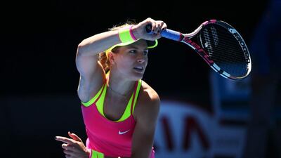 Eugenie Bouchard has struggled to start the season, and there is no clear answer as to what the problem may be. Clive Brunskill / Getty Images