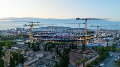 The Spotify Camp Nou is not yet ready to host matches. Getty Images