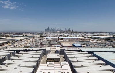 Aerial view of Alserkal Avenue within Dubai's Al Quoz area. Photo: Alserkal Avenue