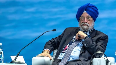 With the second phase of expansion, India will be able to maintain strategic reserves to meet 90 days of crude demand within "five years", according to Hardeep Singh Puri, Indian petroleum minister. Victor Besa/The National.