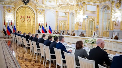 Delegates at the meeting at the Kremlin
