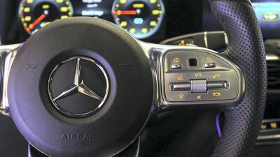 It is the first of 10 all-electric Mercedes vehicles slated for production. Victor Besa / The National