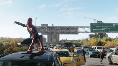 Tom Holland as Spider-Man/Peter Parker in 'Spider-Man: No Way Home'. Photo: Sony Pictures