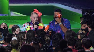 Dancer Jojo Siwa and DJ Khaled get awards. AFP