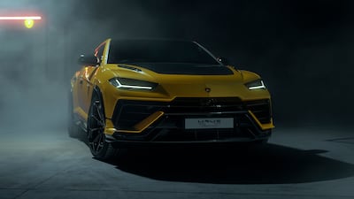 The Lamborghini Urus Performante will be available in the UAE next year, costing an estimated Dh1.15 million ($300,000). All photos: Lamborghini