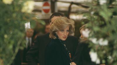 Princess Diana at the Chelsea Flower Show in 1984