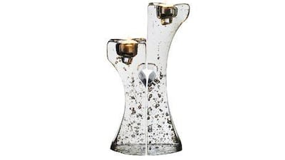 Connect Crystal Candle Holders. Photo courtesy of Iapetus