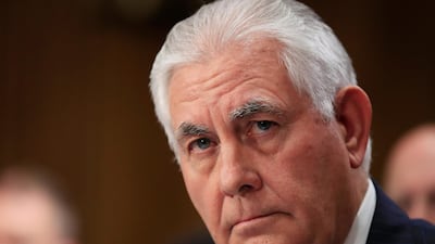 US secretary of state Rex Tillerson has determined that the Palestinians violated an obscure provision in American law. Manuel Balce Ceneta / AP