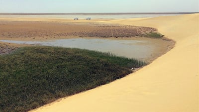 The lake at Al Ahsa, Saudi Arabia. Courtesy Unesco