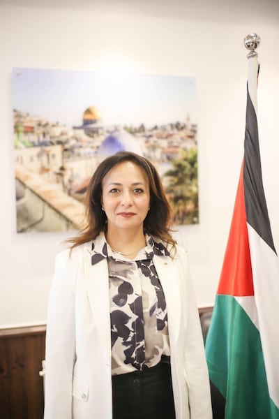 Palestine Minister of Social Development Samah Hamad. Photo: Samah Hamad