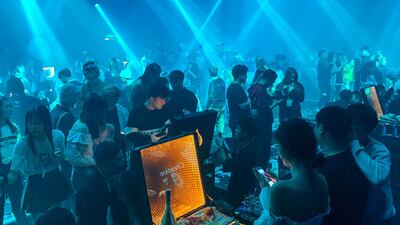 A nightclub in Wuhan on January 21, 2021. AFP