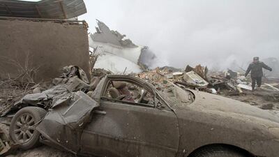 The Turkish cargo plane crashed while flying to Istanbul from Hong Kong via Kyrgyzstan’s capital Bishkek - at around 7.30am local time.