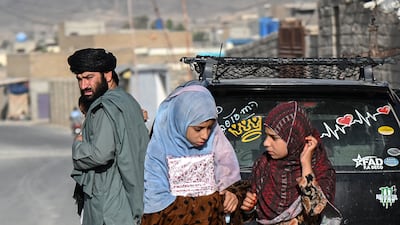 An Afghan women's rights activist now living in the US, described her homeland as the 'world's biggest prison for women and girls'. AFP
