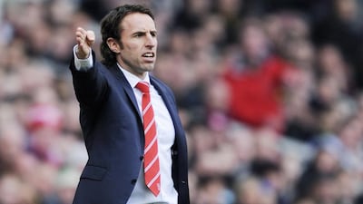 Gareth Southgate shown in 2009 when he managed at Middlesbrough Manager. (Action Images/Jason Cairnduff)