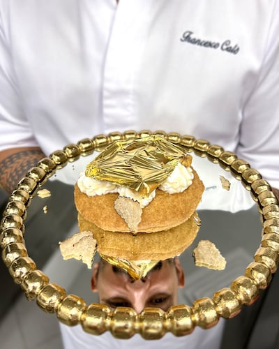 From truffles and caviar to gold leaf, the restaurant is all about gourmet ingredients. Photo: Via Toledo Dubai