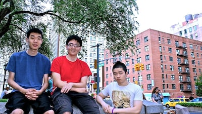The Cityspade.com entrepreneurs: from left, Alex Zijun Wang, Hao Zhang and Weichen Zhu. Courtesy Weichen Zhu