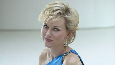 Naomi Watts as the late Princess Diana. Photo by Laurie Sparham